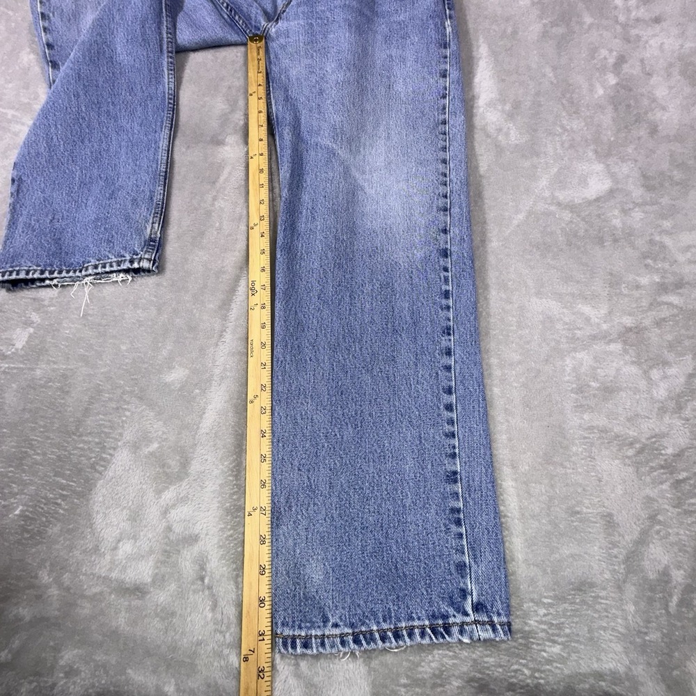 Levis 550 Jeans Mens 36x32 Blue Medium Wash Relaxed Tapered Denim Casual - Picture 9 of 13